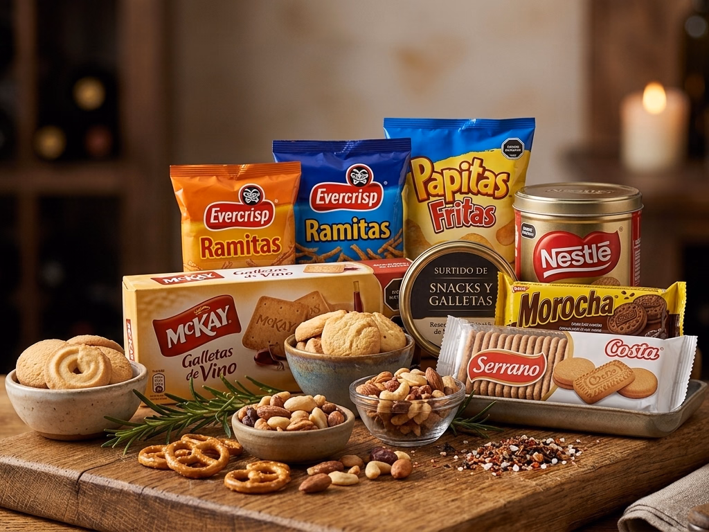 Surtido de Snacks y Galletas